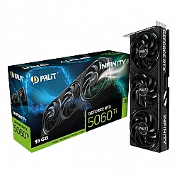 Vaizdo plokštė Palit NVIDIA GeForce RTX 5060 Ti 16GB GDDR7, 128bit, PCIE 5.0, Triple slot Fansink