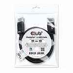 Club3D DisplayPort-Kabel 1.4 HBR3 32.4Gb/s 2m 8K60Hz St/St Polybeutel Club3D DisplayPort-Kabel 1.4 HBR3 32.4Gb/s 2m 8K60Hz St/St Polybeutel