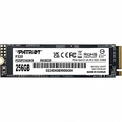 SSD diskas Patriot P320 256GB M.2 2280 PCIe 3.0 x4 NVMe SSD diskas Patriot P320 256GB M.2 2280 PCIe 3.0 x4 NVMe