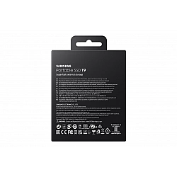 Išorinis diskas Samsung Portable T9 4TB USB 3.2 Gen2, juodas, retail Išorinis diskas Samsung Portable T9 4TB USB 3.2 Gen2, juodas, retail
