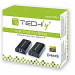 HDMI Extender/Receiver after Cat.5e/6/6a/7 twisted pair, up to 120m, over IP, black HDMI Extender/Receiver after Cat.5e/6/6a/7 twisted pair, up to 120m, over IP, black